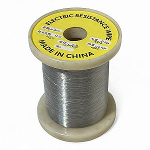 Fio Níquel Cromo 80/20 0.02mm para Resistências - 400g