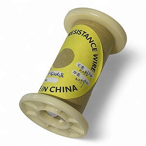 Fio Liga Ni80Cr20 para Resistência - 0.01mm 0.075g Fino