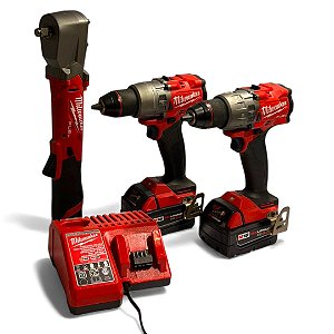 Kit Furadeira/Parafusadeira Impacto Para Milwaukee - M18/M12