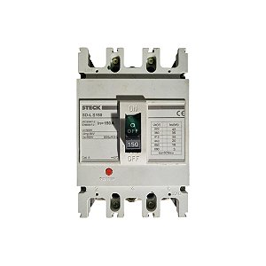Disjuntor Caixa Moldada Tripolar 150A - SDLS150 - STECK