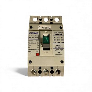 Disjuntor Caixa Moldada Tripolar 40A 50ka - LKM1-50A