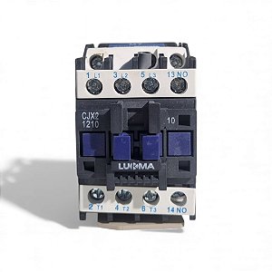 Contator Tripolar 12amp 220v Cjx2-1210 01002 Lukma