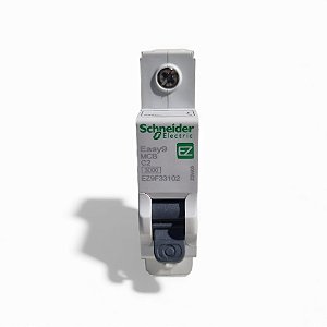 Disjuntor Monopolar 2A Curva C 3kA 230V EZ9F33102 Schneider