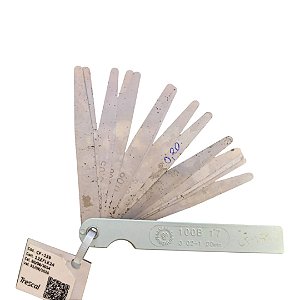 Calibrador Folga Starrett 100B17 17 Lâminas