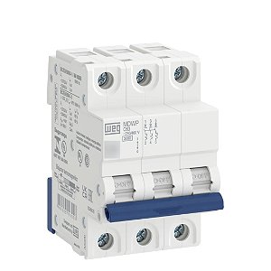 Minidisjuntor Tripolar 10a Curva C Mdwp Weg