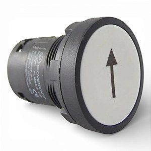 Botão Branco Sinal Subida Giovenzana - Plmn5.f 22mm 2na