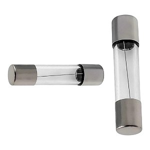 Kit 30 Fusíveis de Vidro Metaltex - Zh212-2a 5x20mm 2a