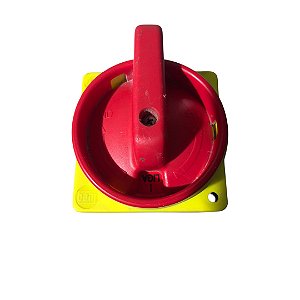 Chave Seccionadora Rotativa Weg Msw25 25a Nr12 Topo Amarelo