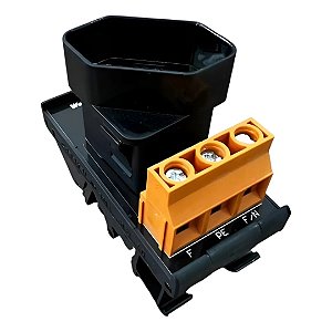 Tomada P/trilho Nbr14136 2p+t 10a 250vca Pf90 Weidmuller