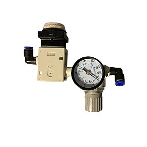 Regulador Pressão 1/4 10bar para SMC - VM200 Seletora 2