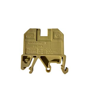 Conector Passagem SAK25EN Bege Sak 2.5 En Weidmuller
