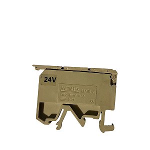 Conector Borne Porta Fusível Mab1-f Com Tampa-Metaltex