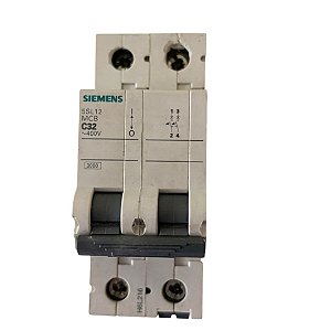 Disjuntor Bipolar 32a Curva C 5sl1232-7mb Siemens