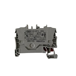 Conector Passagem Cinza Wago - 2,5mm² 800V 2002-1201