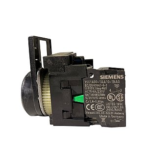Botão Pulsador Verde + Bloco 3SU1400-1AA10-1BA0 Siemens