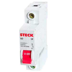 KIT 3 Disjuntor SDC10 1P IEC 60898 STECK