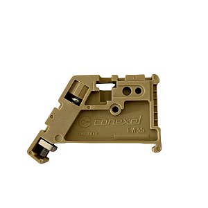 Poste Fina Com Parafuso Para Trilho Ts35 Bege Ew35 Conexel