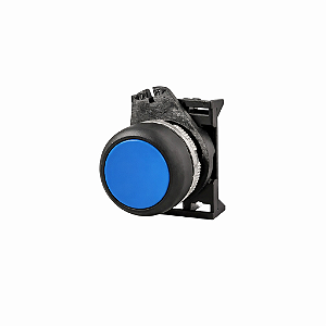 Botão Pulsador Faceado Giovenzana - PPRN4BL Azul