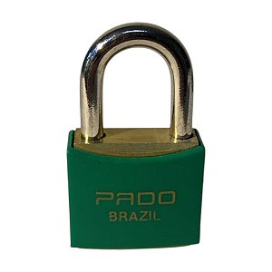 Cadeado em Latão Verde 30 MM - Pado 51016404