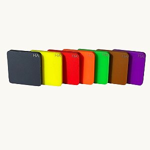 Jogo de padrão de dureza Shore-A ISO 7619-1-2009