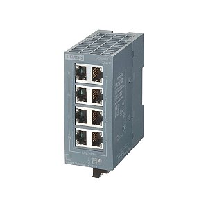 Switch 8 Portas RJ45 Scalance XB008 6GK50080BA101AB2 Siemens