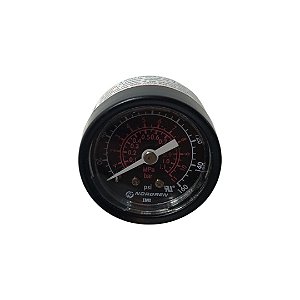 Manometro 0-160 Psi 1/8'' Npt Traseira Norgren 18-015-212