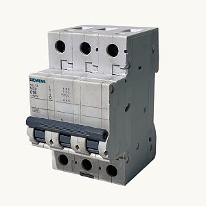 Disjuntor Tripolar 20a Curva C 5sl1320-7mb Siemens