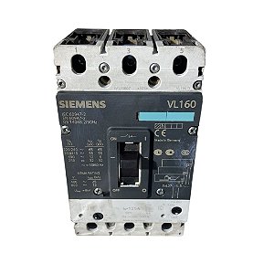 Disjuntor Tripolar VL160 125A Siemens