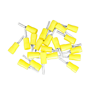KIT 40 Terminal de Cobre para Cabo 2,5 a 4,0mm² Amarelo
