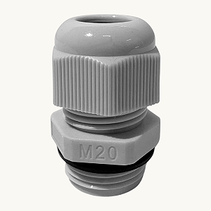 KIT 20 Prensa Cabo Nylon M20 Citex M20 Branco