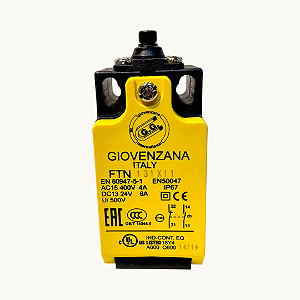 Chave Fim de Curso Giovenzana FTN131X11 10A 500V