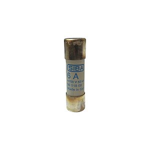 3 Fusível cilíndrico ultrarrápido 700V 6A 14x51 aR 5011806-6