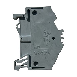 KIT 5 WAGO 280-641 Bloco de Terminais Passagem Cinza 2,5mm²