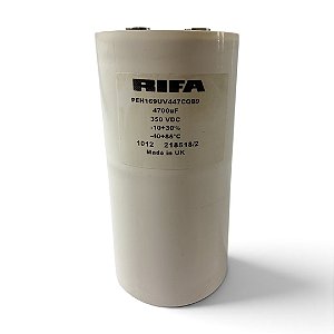 Capacitor Eletrolitico 4700uF 350V para Rifa PEH169UV447CQB9