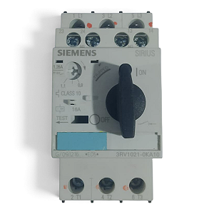 Disjuntor Motor Siemens 3RV1021-0KA10 0.9-1.25A