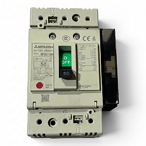 Disjuntor Caixa Moldada Mitsubishi - NF63-SW-3P-50A