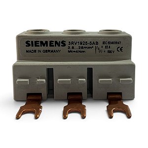 Bloco Terminal Alimentação Trifásico 3rv1925-5ab 63a Siemens