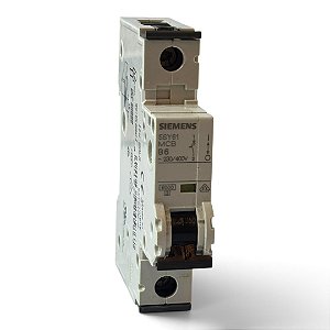 Disjuntor Mini Monopolar 6A 5Sy61066 - Siemens