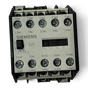 Contator Auxiliar Siemens - 3TH4382-0B 16A 125VDC
