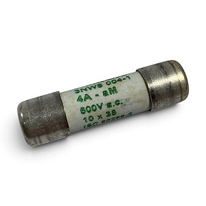 Kit 10 Fusível Cilíndrico 10x38mm 4A Siemens - 3NW8004-1