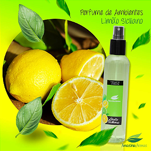 PERFUME DE AMBIENTES AMAZÔNIA AROMAS 200ML - LIMÃO SICILIANO