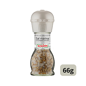 Tempero Kotányi Sal Marinho com Gengibre e Capim-Limão, com moedor duplo - 66g