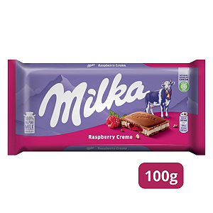 Chocolate Milka Raspberry 100g