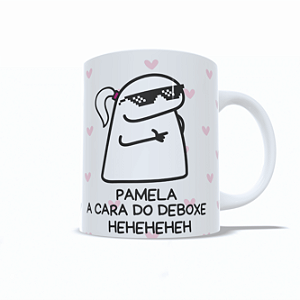 Caneca porcelana branca Flork