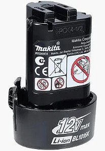 Bateria de Íons de Lítio 12V 1,5Ah - BL1015K Makita