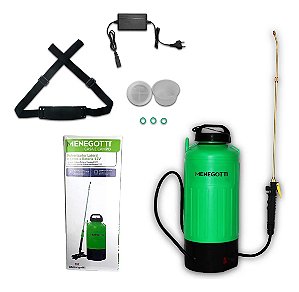 Pulverizador Lateral Menegotti 8 Litros com Bateria Recarregável 12V – Casa e Campo