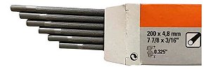 Lima Redonda Stihl 4,8mm x 200mm para Corrente 0.325" - 3/16" (Kit com 6 unidades)