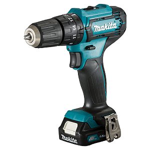 Furadeira e Parafusadeira de Impacto Makita HP333DWYX3 12V 3/8" com Bateria e Carregador