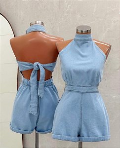 Macaquinho jeans