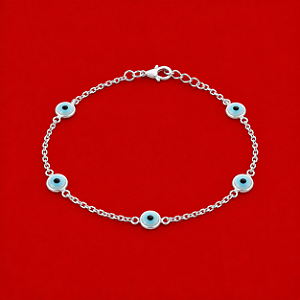 Pulseira Olho Grego em Prata 925